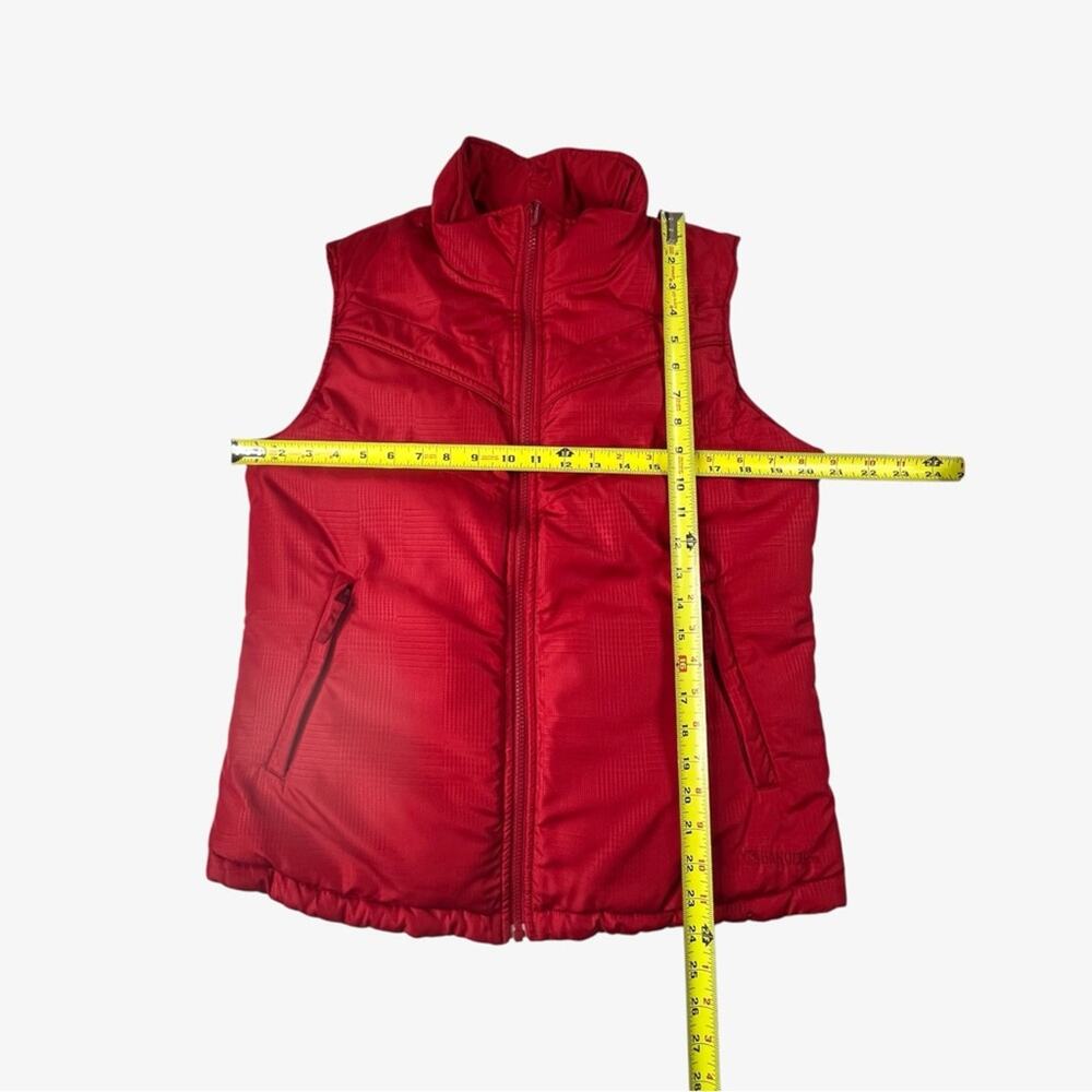 Gander Mountain Womens Down Reversible Red Puffer Vest Size M Outdoor Casual - Picture 6 of 9